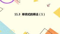 初中数学青岛版七年级下册11.3 单项式的乘法完美版ppt课件