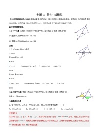 专题09 倍长中线模型（解析版）