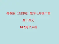 鲁教版 (五四制)七年级下册5 角平分线课堂教学课件ppt