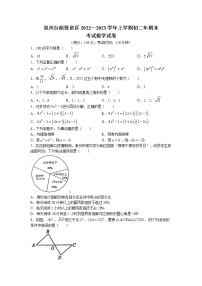 福建省泉州市台商投资区2022—2023学年八年级上学期期末考试数学试卷