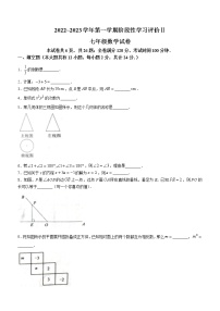 江苏省镇江市2022-2023学年七年级上学期期末数学试题（含答案）