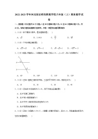 2022-2023学年河北保定师范附属学校八年级（上）期末数学试卷