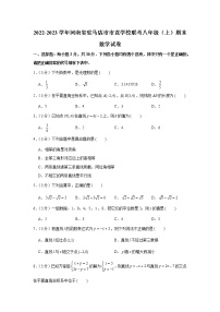 2022-2023学年河南省驻马店市市直学校联考八年级（上）期末数学试卷