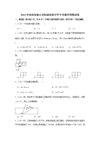 2022年河南省商丘市柘城实验中学中考数学四模试卷