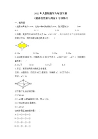 数学八年级下册18.2.2 菱形精品课时作业