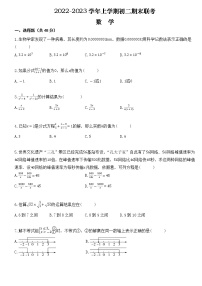 湖南省益阳市安化县江南镇多校联考2022-2023学年八年级上学期期末 数学 试题卷(含答案)