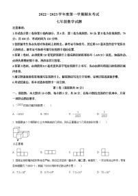 广东省潮州市饶平县2022-2023学年七年级上学期期末教学质量调研数学(含答案)