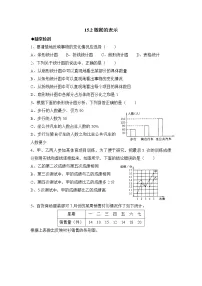 数学八年级上册第15章 数据的收集与表示15.2 数据的表示2 利用统计图表传递信息练习题