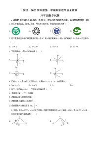 安徽省宣城市2022-2023学年八年级上学期期末调研数学试题(含答案)