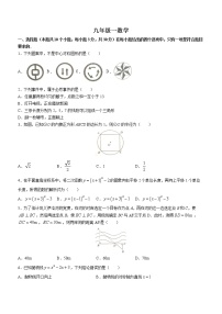 河南省郑州市巩义市2022-2023学年九年级上学期期末数学试题(含答案)