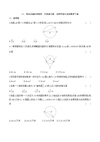 北师大版九年级下册第三章 圆9 弧长及扇形的面积测试题