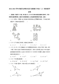 内蒙古赤峰市克什克腾旗2022-2023学年八年级上学期期末数学试卷(含答案)