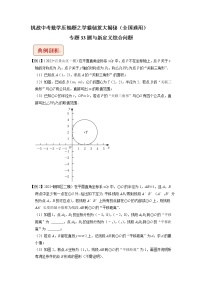 专题33圆与新定义综合问题 -挑战中考数学压轴题之学霸秘笈大揭秘（全国通用）