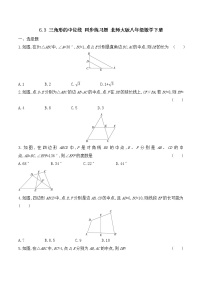 初中数学北师大版八年级下册3 三角形的中位线同步测试题