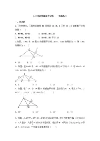 数学八年级下册3 线段的垂直平分线同步达标检测题