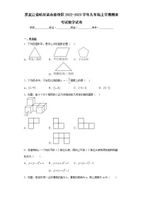 黑龙江省哈尔滨市香坊区2022-2023学年九年级上学期期末考试数学试卷(含详细答案)