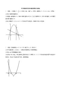 中考数学二轮复习几何专项复习专题19 平行四边形存在性问题巩固练习（提优）（2份打包，教师版+原卷版）