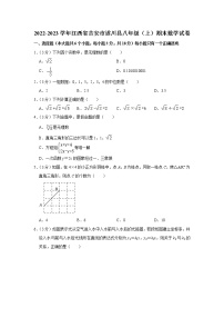 2022-2023学年江西省吉安市遂川县八年级（上）期末数学试卷(解析版)