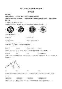 河南省商丘市柘城县2022-2023学年八年级数学上学期期末考试题（含答案）