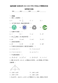 福建省厦门市翔安区2022-2023学年八年级上学期期末质量检查数学试题（含答案）