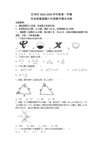 辽宁省大连市庄河市2022-2023学年八年级上学期期末数学试题