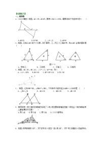 初中12.1 全等三角形测试题