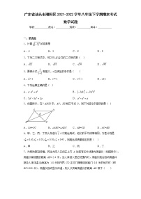 广东省汕头市潮阳区2021-2022学年八年级下学期期末考试数学试题（含详细答案）