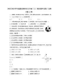 2022-2023学年福建省漳州市九年级（上）期末数学试卷（北师大版A卷）（含解析）