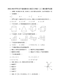 2022-2023学年辽宁省沈阳市大东区七年级（上）期末数学试卷（含解析）