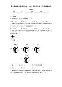 山东省临沂市沂南县2022-2023学年七年级上学期期末数学试题（含详细答案）