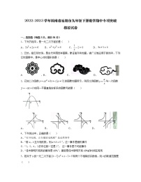 2022-2023学年湖南省岳阳市九年级下册数学期中专项突破模拟试卷（含解析）