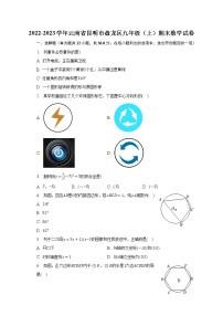 2022-2023学年云南省昆明市盘龙区九年级（上）期末数学试卷（含解析）