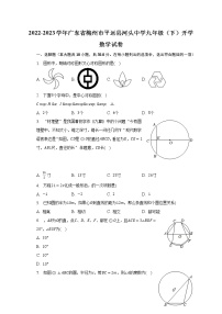 2022-2023学年广东省梅州市平远县河头中学九年级（下）开学数学试卷（含解析）