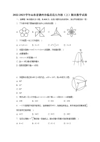 2022-2023学年山东省德州市临邑县九年级（上）期末数学试卷（含解析）