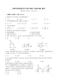 2022-2023-长郡外国语八下第一次月考数学试卷