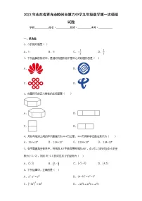 2023年山东省青岛市胶州市第六中学九年级数学第一次模拟试题（含详细答案）