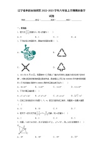 辽宁省阜新市细河区2022-2023学年八年级上学期期末数学试题（含答案）