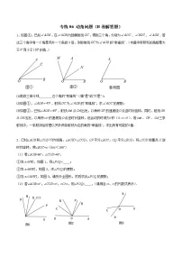 专练06 动角问题(B卷解答题)-七年级数学上学期期末专项训练(北师大版,成都专用)