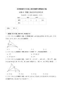 数学八年级上册2.5 等腰三角形的轴对称性综合训练题