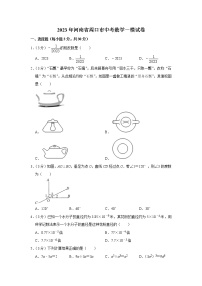 2023年河南省周口市中考数学一模试卷（含答案）