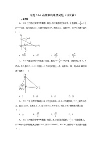 专题3.16 函数中的最值问题（培优篇）-【挑战满分】2023年中考数学总复习精选精练（全国通用）