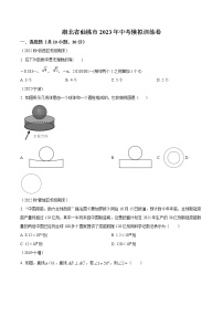 精品解析：2023年湖北省仙桃市中考数学模拟训练卷