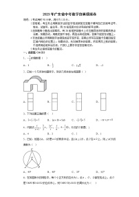 2023年广东省中考数学仿真模拟卷(含答案)