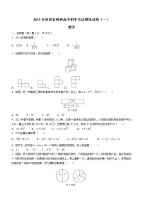 2023年河南省实验中学中考一模数学试题(含答案）