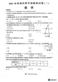 2023年河南省林州市九年级数学中招模拟考数学试题及答案