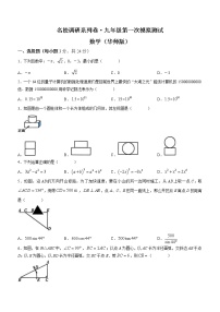 2023年吉林省长春市九台区第二十二中学中考一模数学试题（含答案）