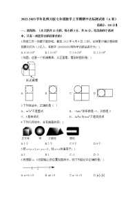 2022-2023学年北师大版数学七年级上册期中达标测试卷（A卷）(含答案)