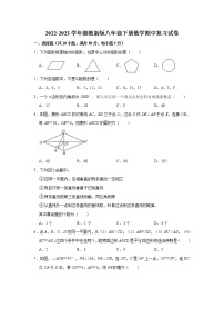 2022-2023学年湘教版八年级下册数学期中复习试卷(含答案)