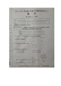 陕西省榆林市横山区2022-2023学年八年级上学期11月期中数学试题(含答案)