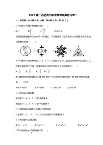 2023年广西壮族自治区北海市中考数学模拟练习卷三(含答案)